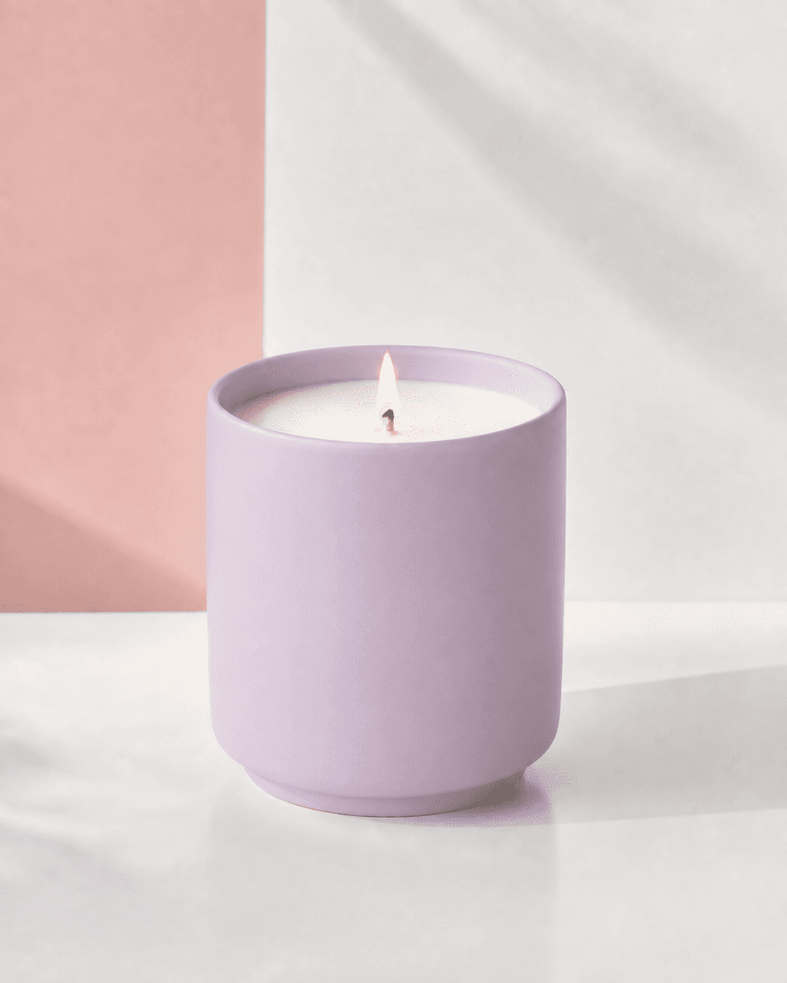 شمع معطر آرام، رنگ یاسی آرام
